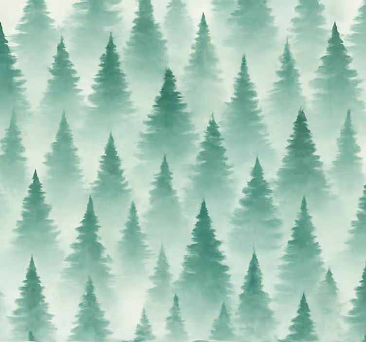 Papel pintado salón bosque místico - TenVinilo