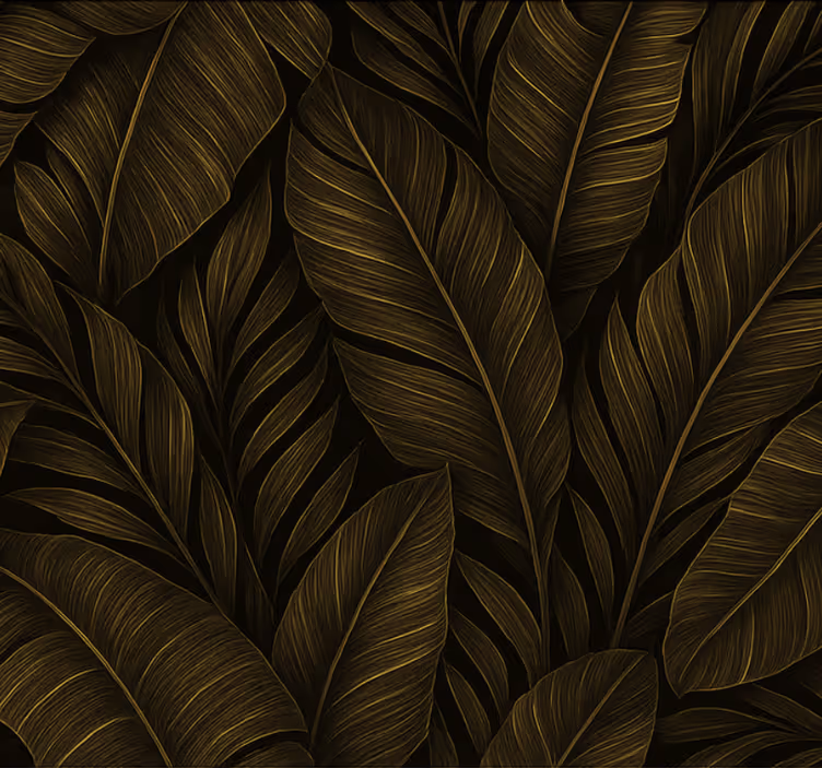 Papel pintado salón con acentos dorados - TenVinilo