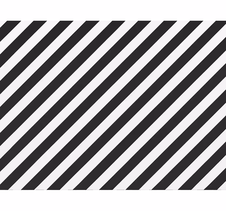 Papel pintado salón rayas clásicas blancas y negras - TenVinilo