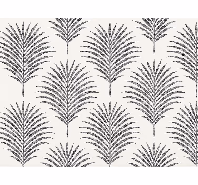Papel pintado dormitorio matrimonio palma negra - TenVinilo