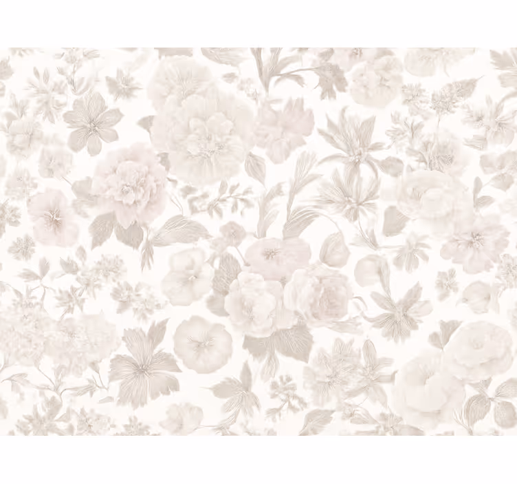 Papel pintado dormitorio matrimonio floral vintage - TenVinilo