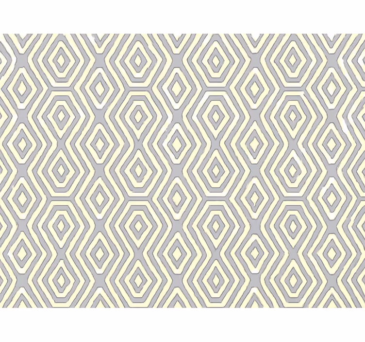 Papel pintado salón geométrico azul oro - TenVinilo