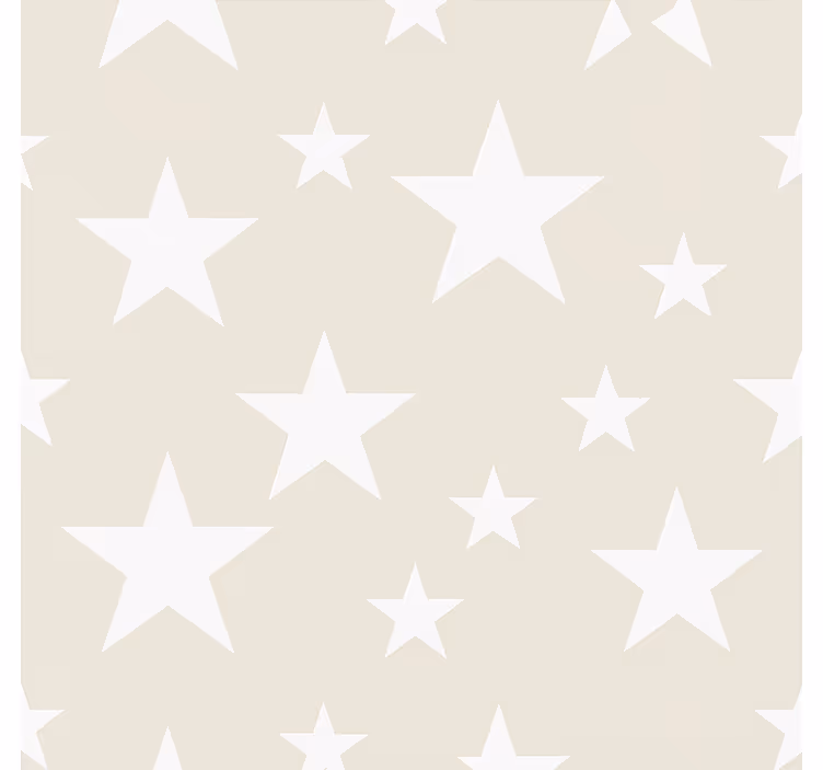 Papel pintado infantil estampado de estrellas grises grandes - TenVinilo