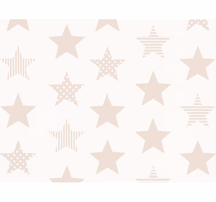 Papel pintado infantil patrón de estrellas niños - TenVinilo