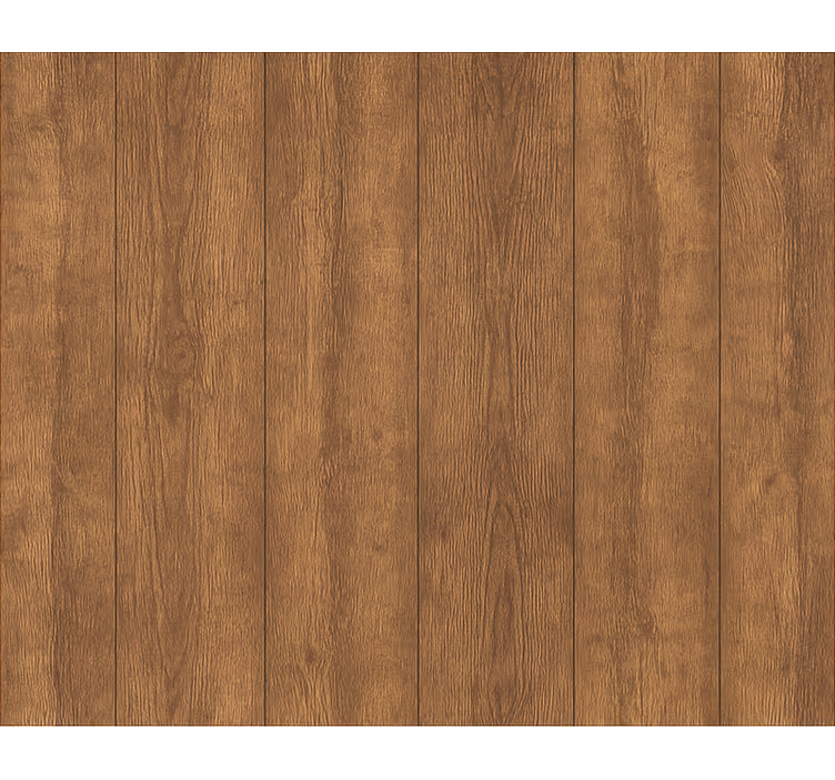 Papel pintado madera tablones de nogal rústico - TenVinilo