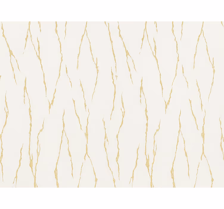 Papel pintado dormitorio matrimonio mármol blanco con oro - TenVinilo