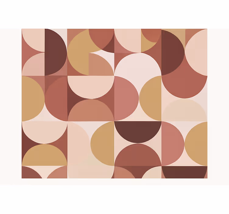 Papel pintado dormitorio matrimonio diseño retro rosa - TenVinilo