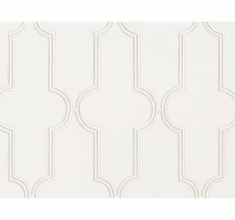 Papel pintado dormitorio matrimonio panel blanco - TenVinilo