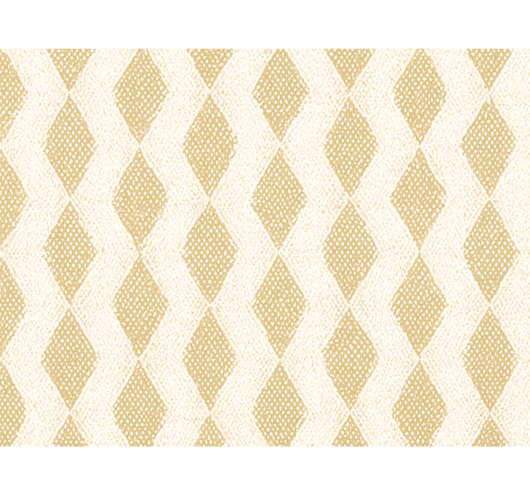 Papel pintado salón triángulo dorado abstracto - TenVinilo