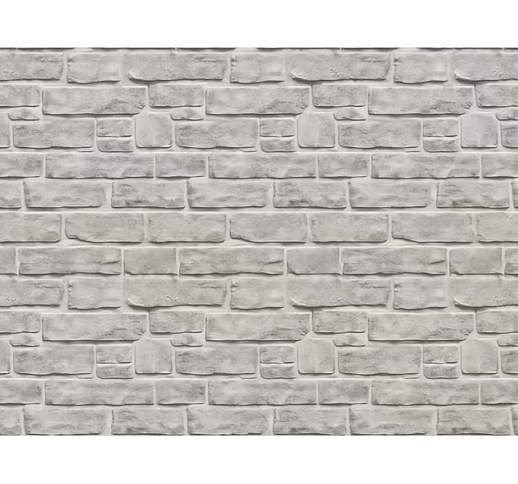 Papel pintado salón efectos de piedra gris realista - TenVinilo