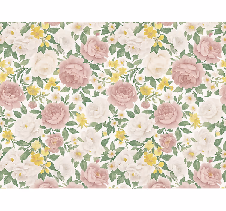 Papel pintado dormitorio matrimonio motivo botánico ahumado - TenVinilo