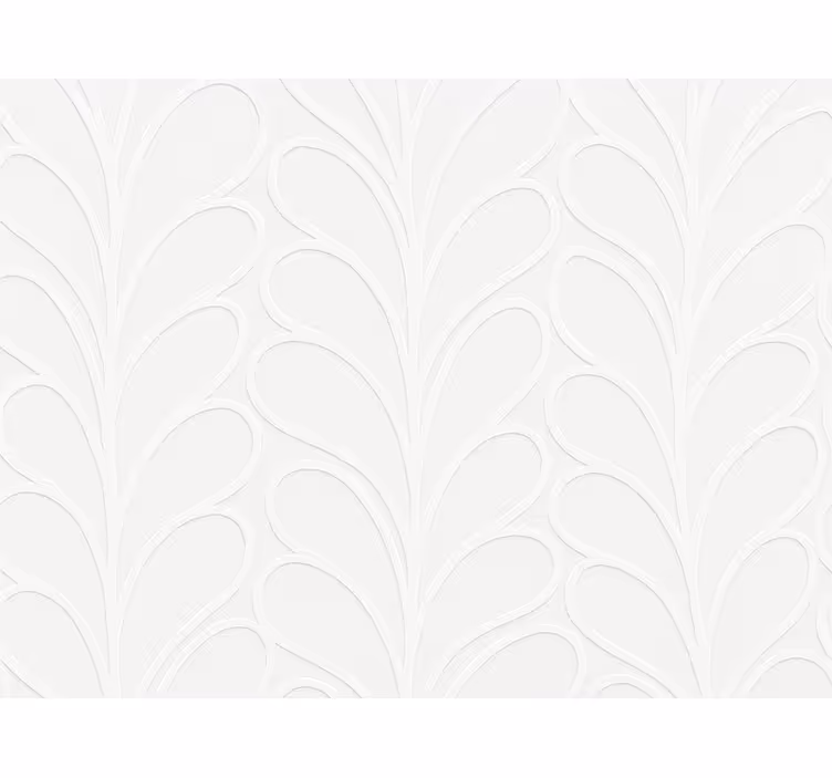 Papel pintado salón textura de hoja blanca 3d - TenVinilo