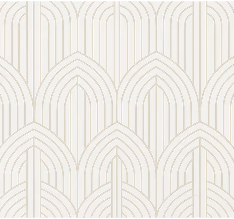 Papel pintado salón diseño de madera blanca - TenVinilo
