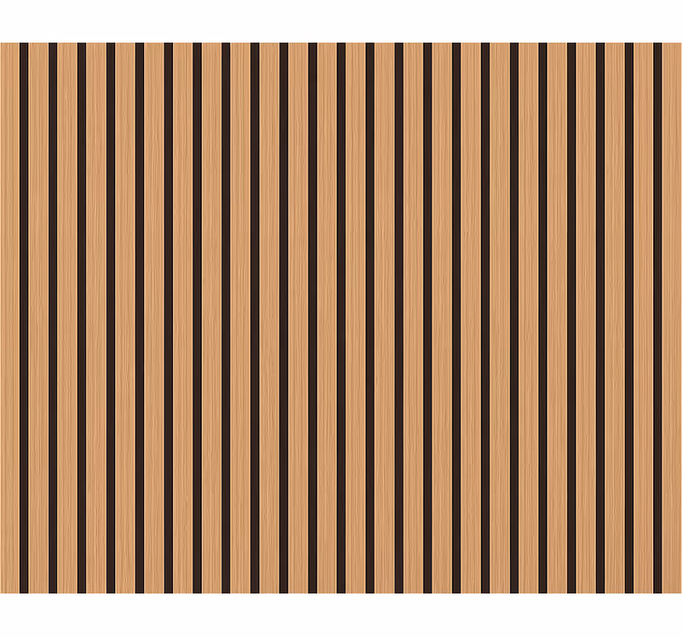 Papel pintado salón efecto madera marrón y negra - TenVinilo