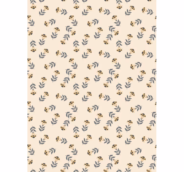 Papel pintado flores delicadas flores polacas - TenVinilo