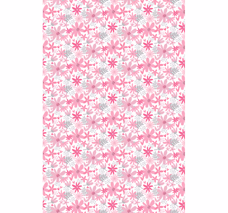 Papel pintado floral yambo rosa - TenVinilo