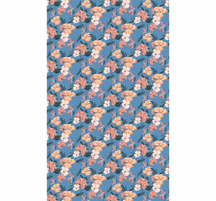 Papel pintado floral ziedi jeans - TenVinilo