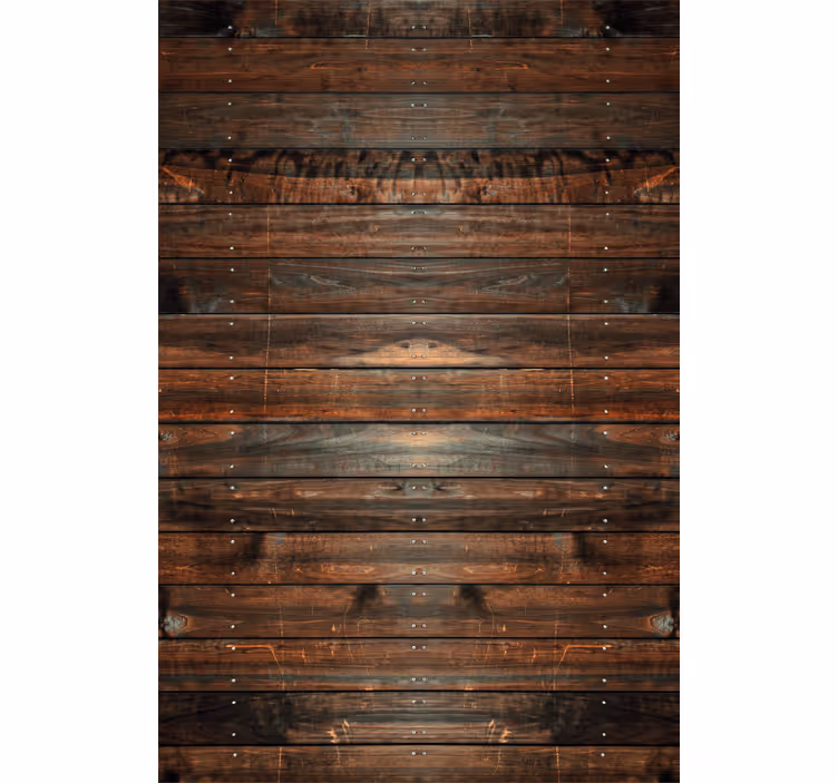Papel pintado dormitorio matrimonio madera marrón oscuro - TenVinilo