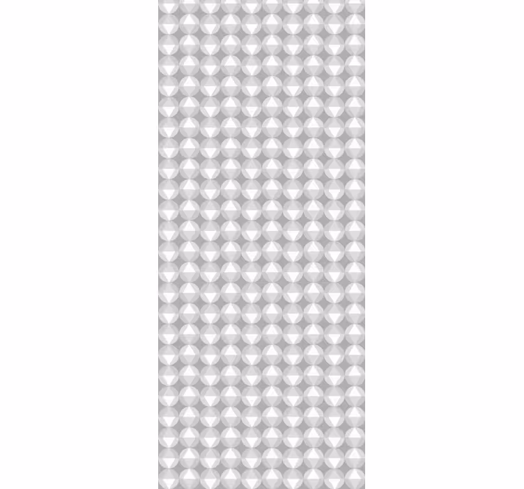 Papel pintado dormitorio patrón gris nórdico relajante - TenVinilo