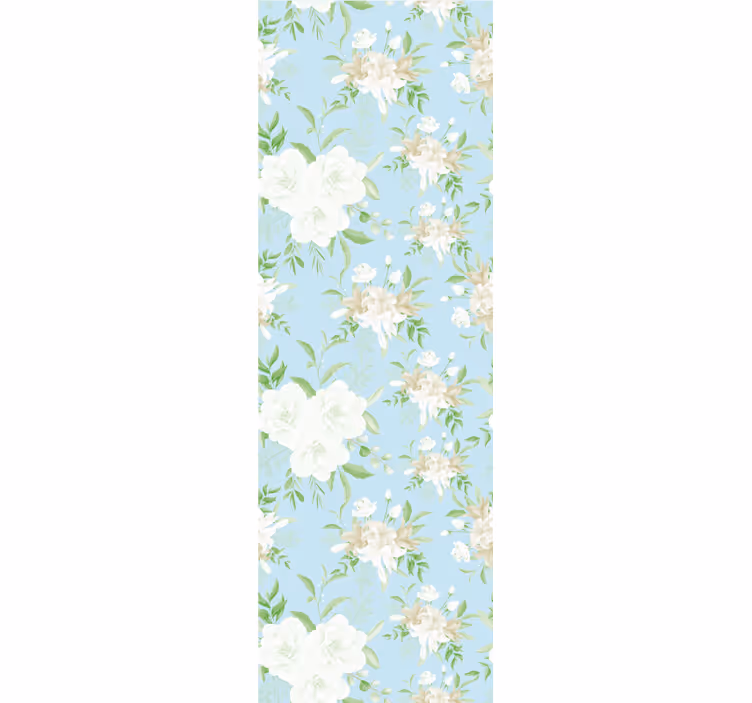 Papel pintado dormitorio estilo grandmillenial floral - TenVinilo