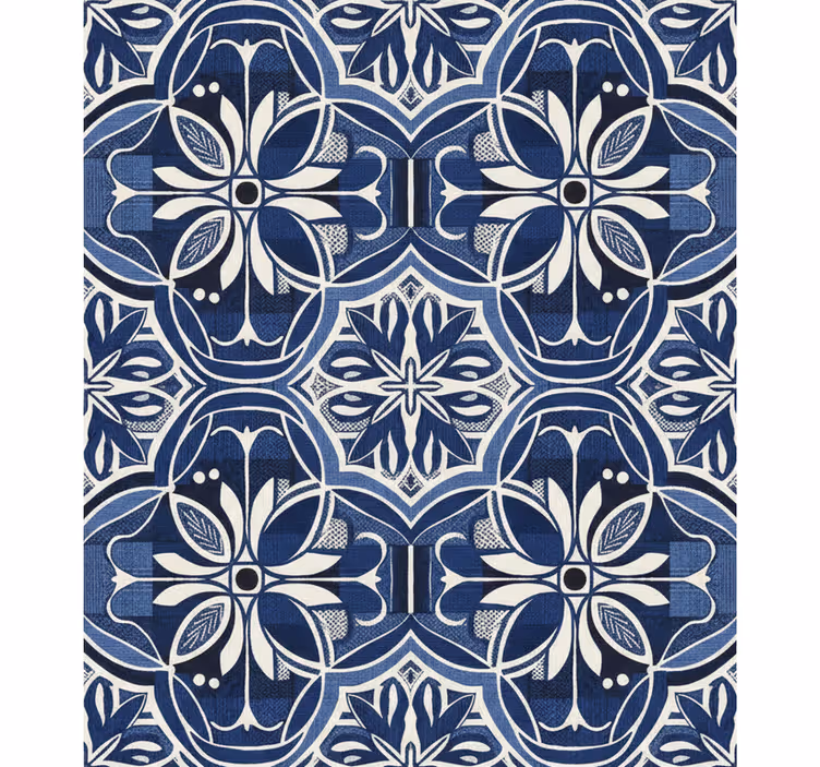 Papel pintado dormitorio matrimonio patrón de telas marinas - TenVinilo