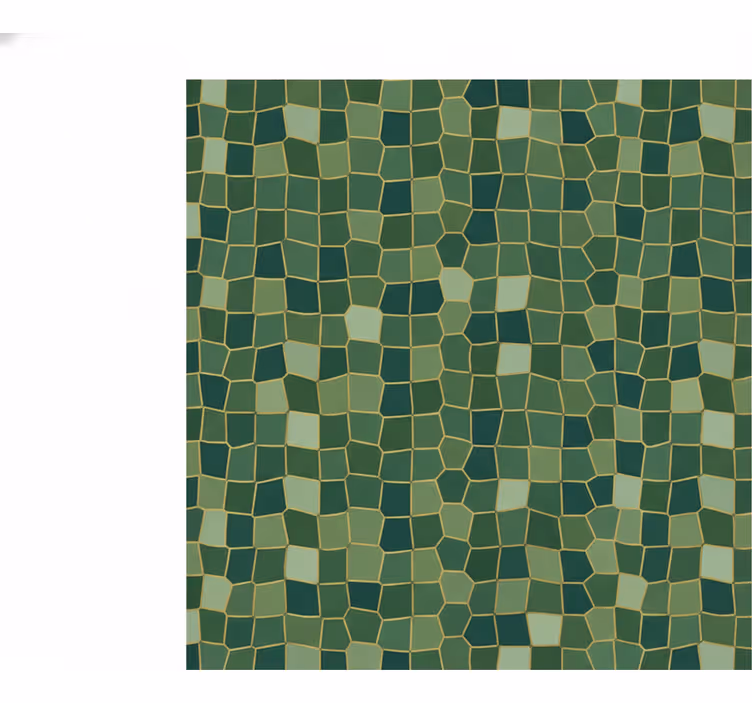 Papel pintado verde patrón pequeño cocodrilo verde - TenVinilo