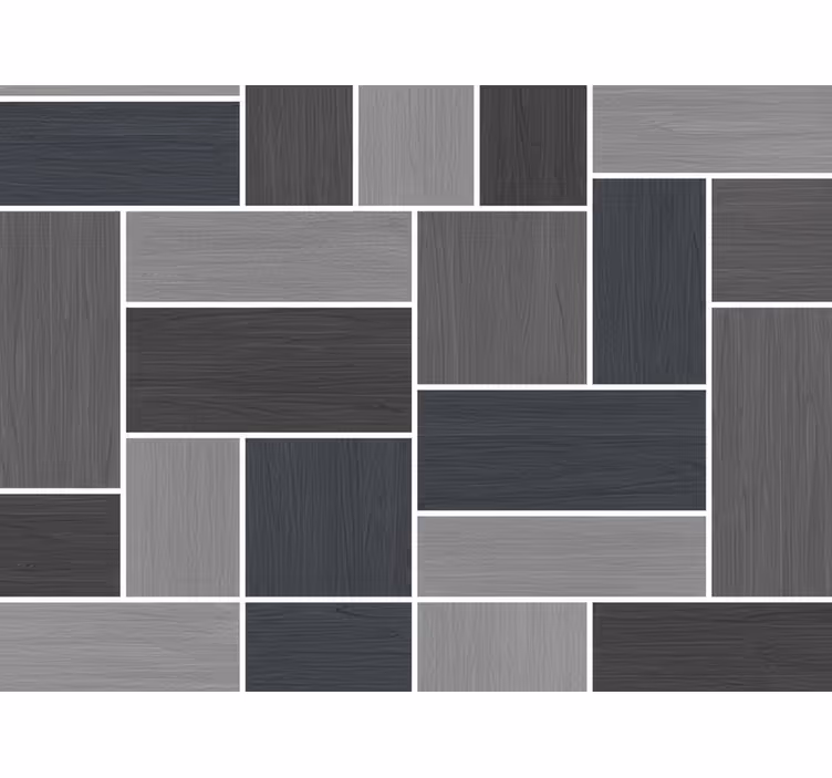 Papel pintado madera paneles de madera gris - TenVinilo