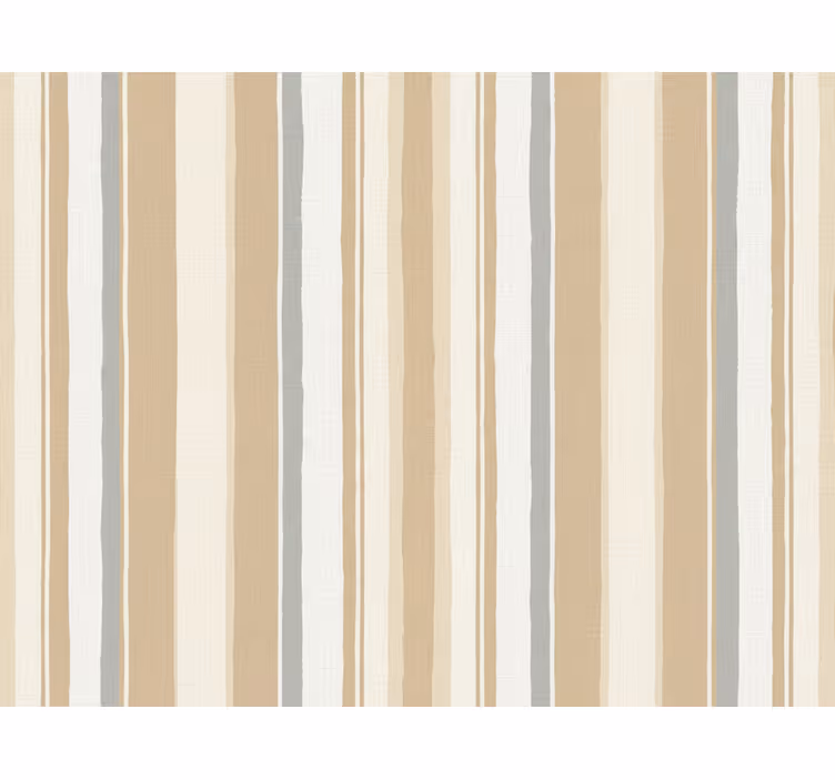 Papel pintado rayas verticales blanco beige farmhouse - TenVinilo