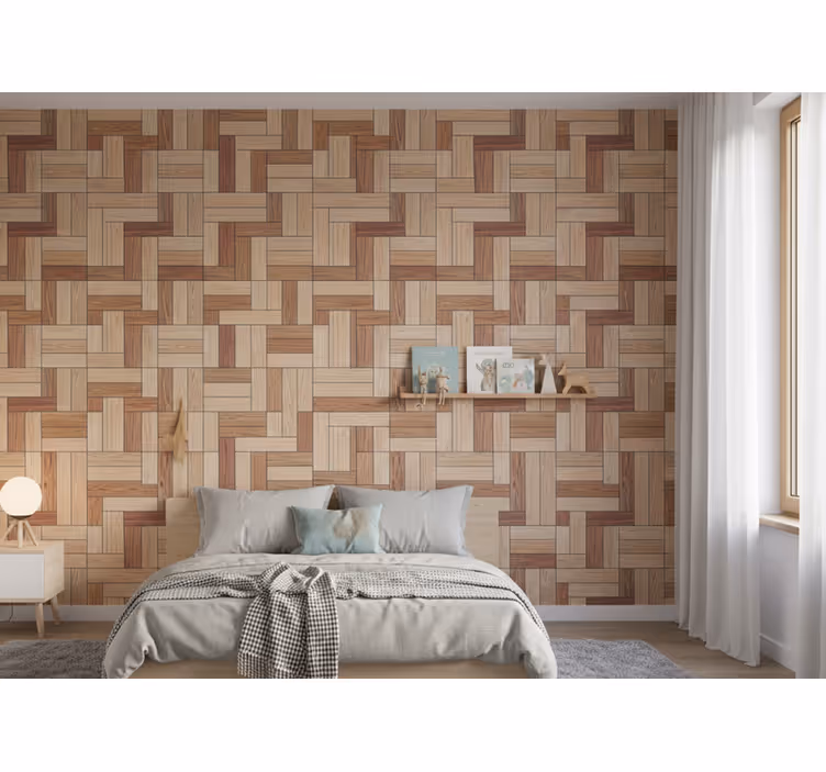 Papel pintado madera óptica de madera - TenVinilo