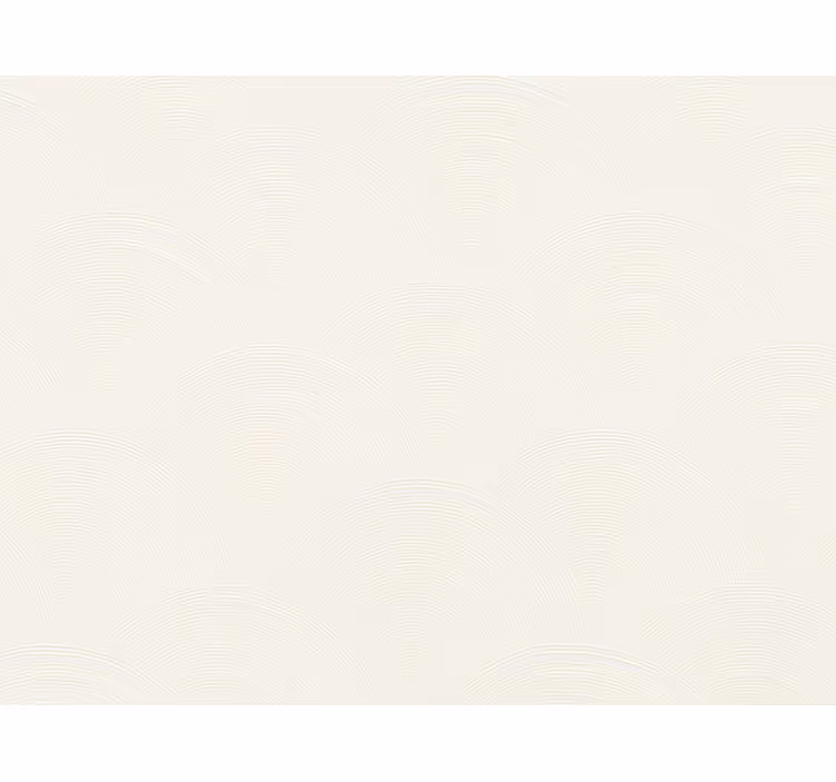 Papel pintado rayas arcos superpuestos blanco cálido - TenVinilo