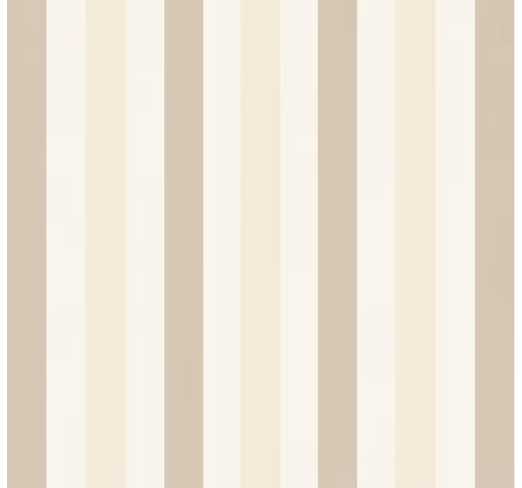 Papel pintado rayas verticales color crema - TenVinilo