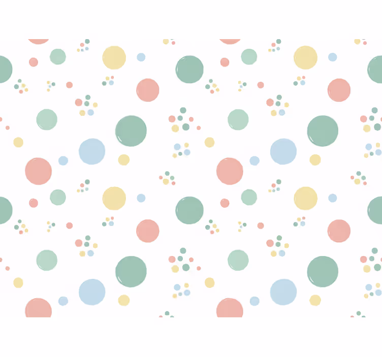Papel pintado lunares pequeños dulces puntos - TenVinilo