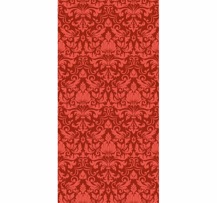 Papel pintado rojo terciopelo - TenVinilo
