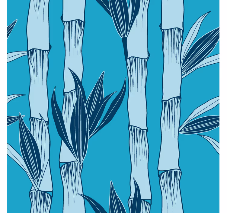 Papel pintado hojas tallos botánicos - TenVinilo