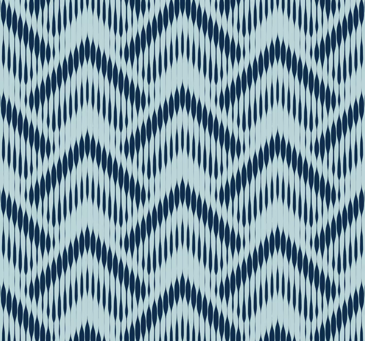 Papel pintado geométrico patrón de chevron ikat - TenVinilo