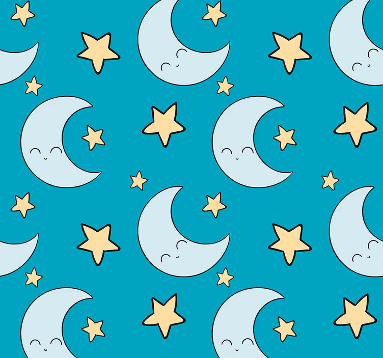 Papel pintado estrellas ensoñación celestial - TenVinilo