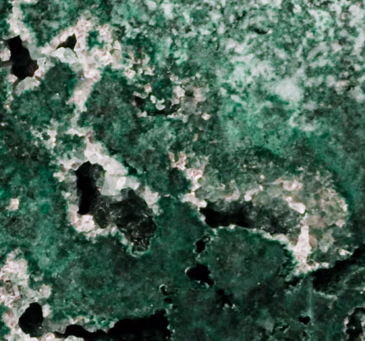 Papel pintado mármol textura verde exuberante - TenVinilo