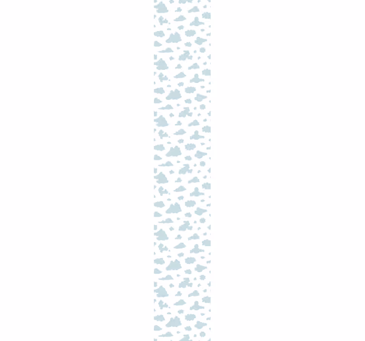 Papel pintado infantil patrón frío azul suave - TenVinilo