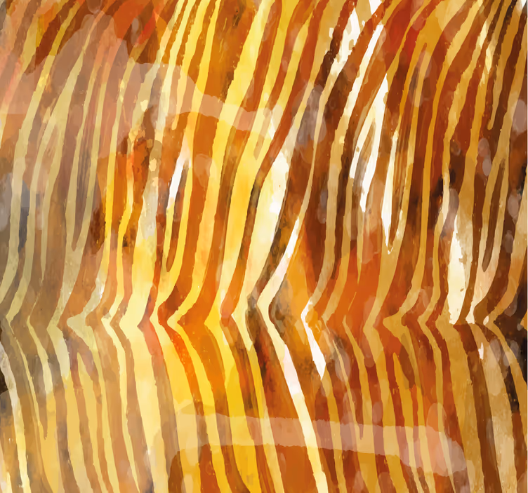Papel pintado cebra líneas orgánicas abstractas - TenVinilo