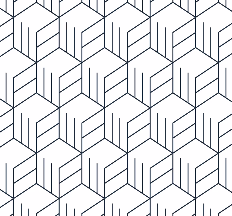 Papel pintado geométrico patrón de línea geométrica - TenVinilo
