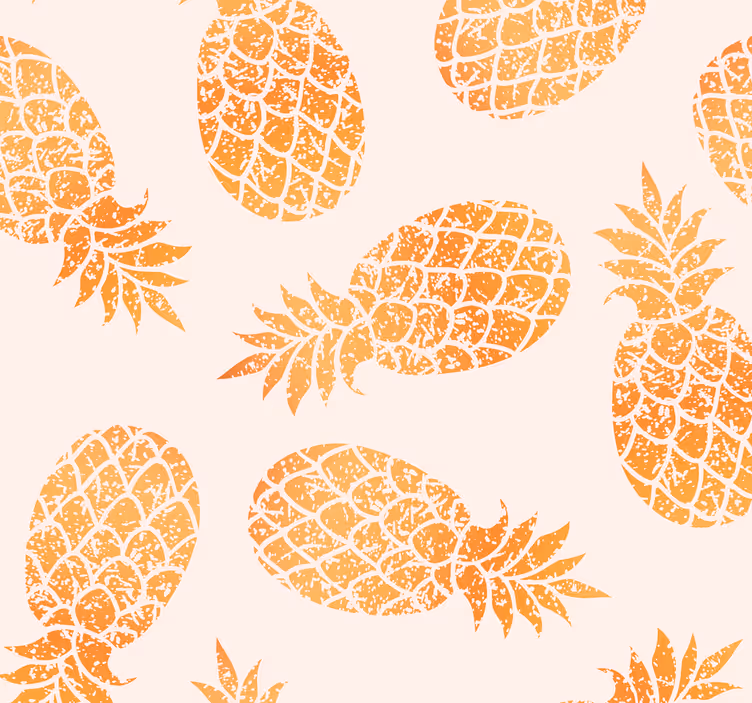 Papel pintado cocina patrón de frutas tropicales - TenVinilo