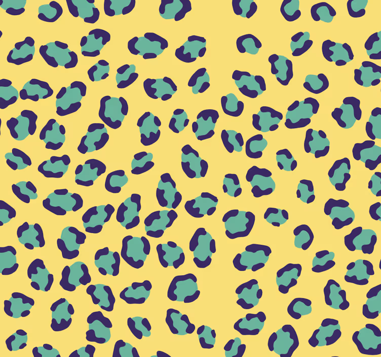 Papel pintado leopardos motivo de manchas de leopardo - TenVinilo
