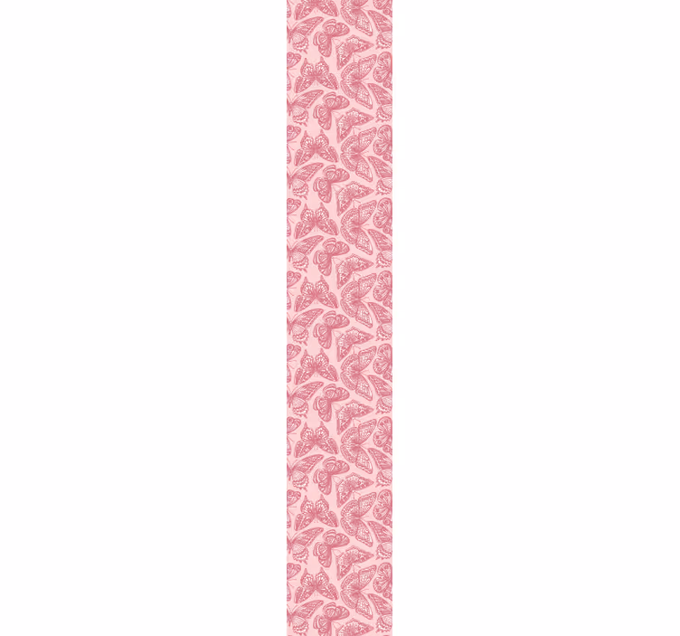 Papel pintado mariposas intrincado patrón de mariposa - TenVinilo