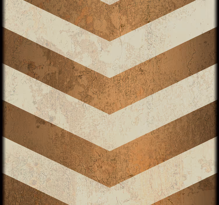 Papel pintado rayas de zig zag madera - TenVinilo