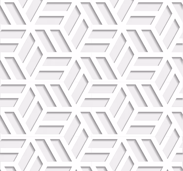 Papel pintado 3D geométrico celosía geométrica - TenVinilo