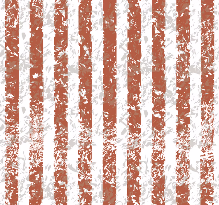 Papel pintado salón rayas verticales blancas y rojas - TenVinilo