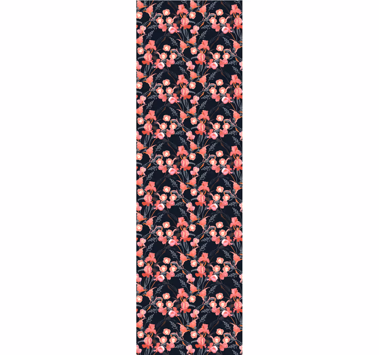Papel pintado flores conjunto floral - TenVinilo