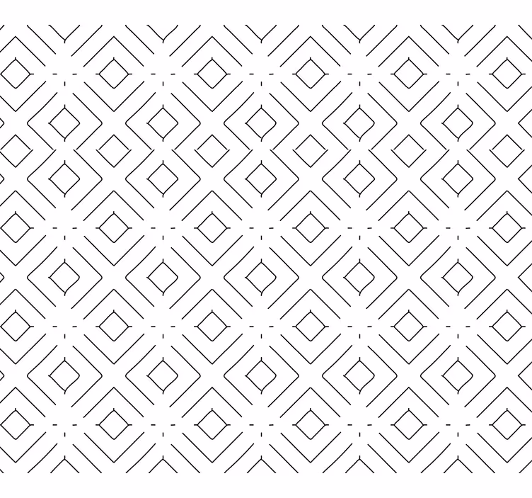 Papel pintado geométrico teselado de diamantes - TenVinilo