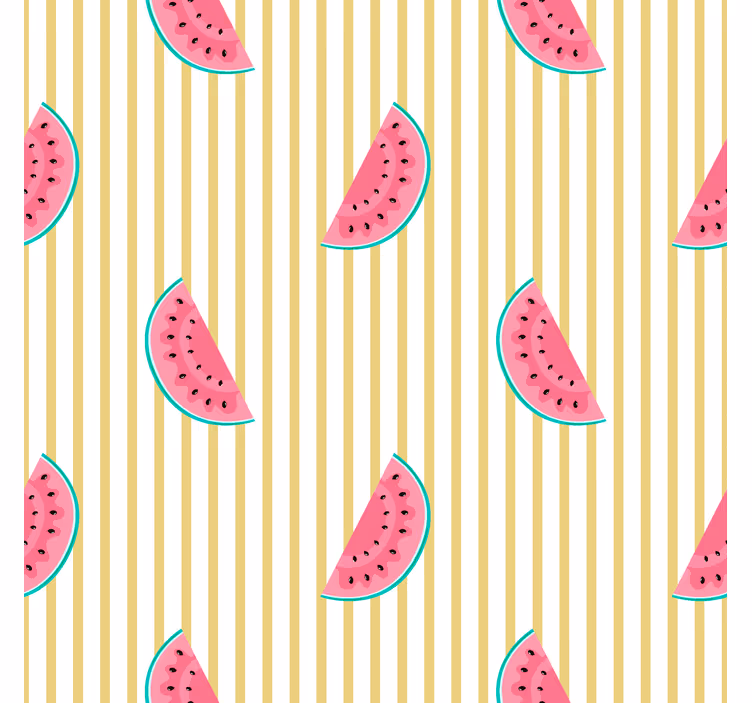 Papel pintado cocina rodajas de sandia - TenVinilo