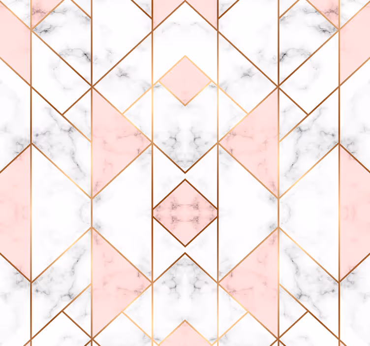 Papel pintado geométrico elegancia geométrica del mármol - TenVinilo